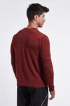 Performance Long Sleeve Shirt - Dark Red